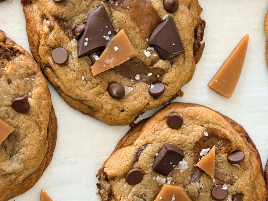 Brown Butter Toffee Chocolate Chip cookie
