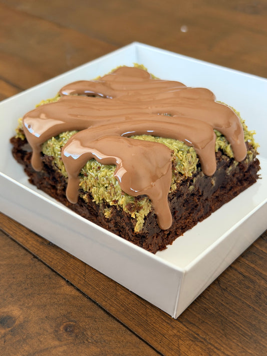 Dubai chocolate Brownie Piece
